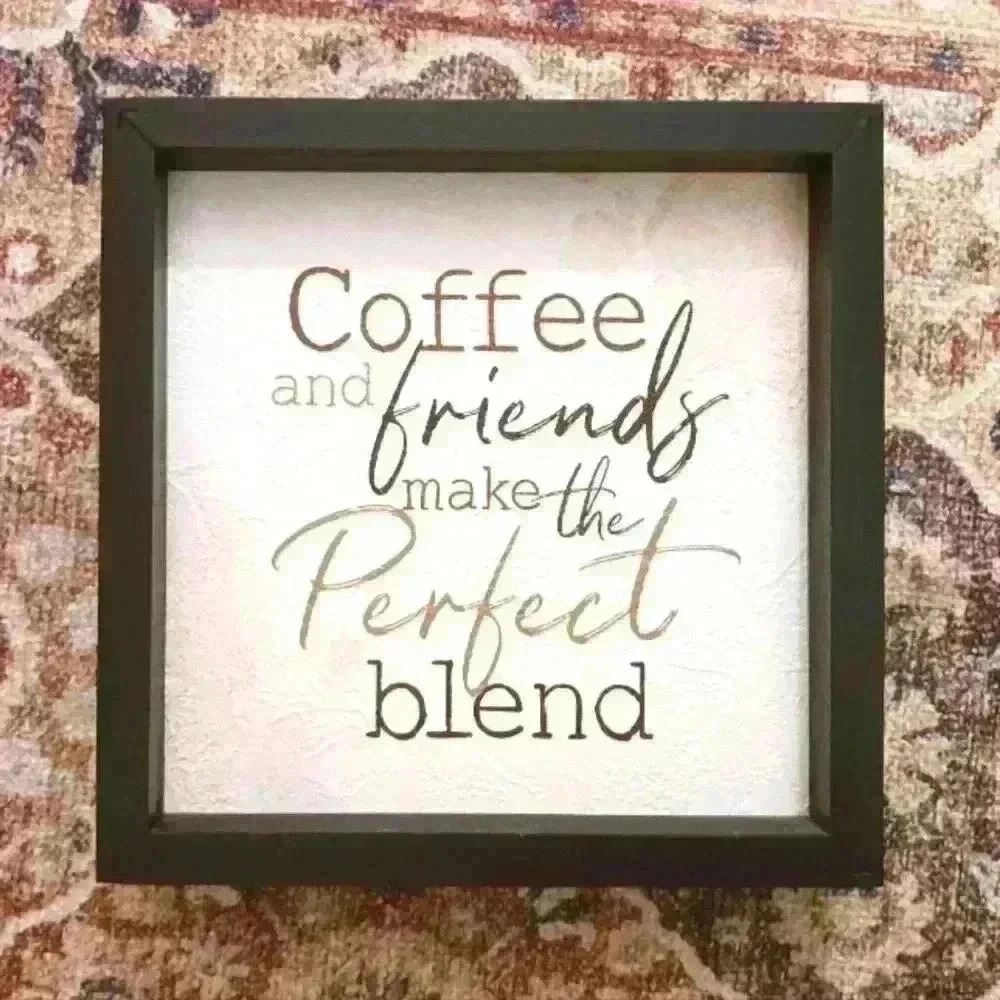 Kitchen coffee sign